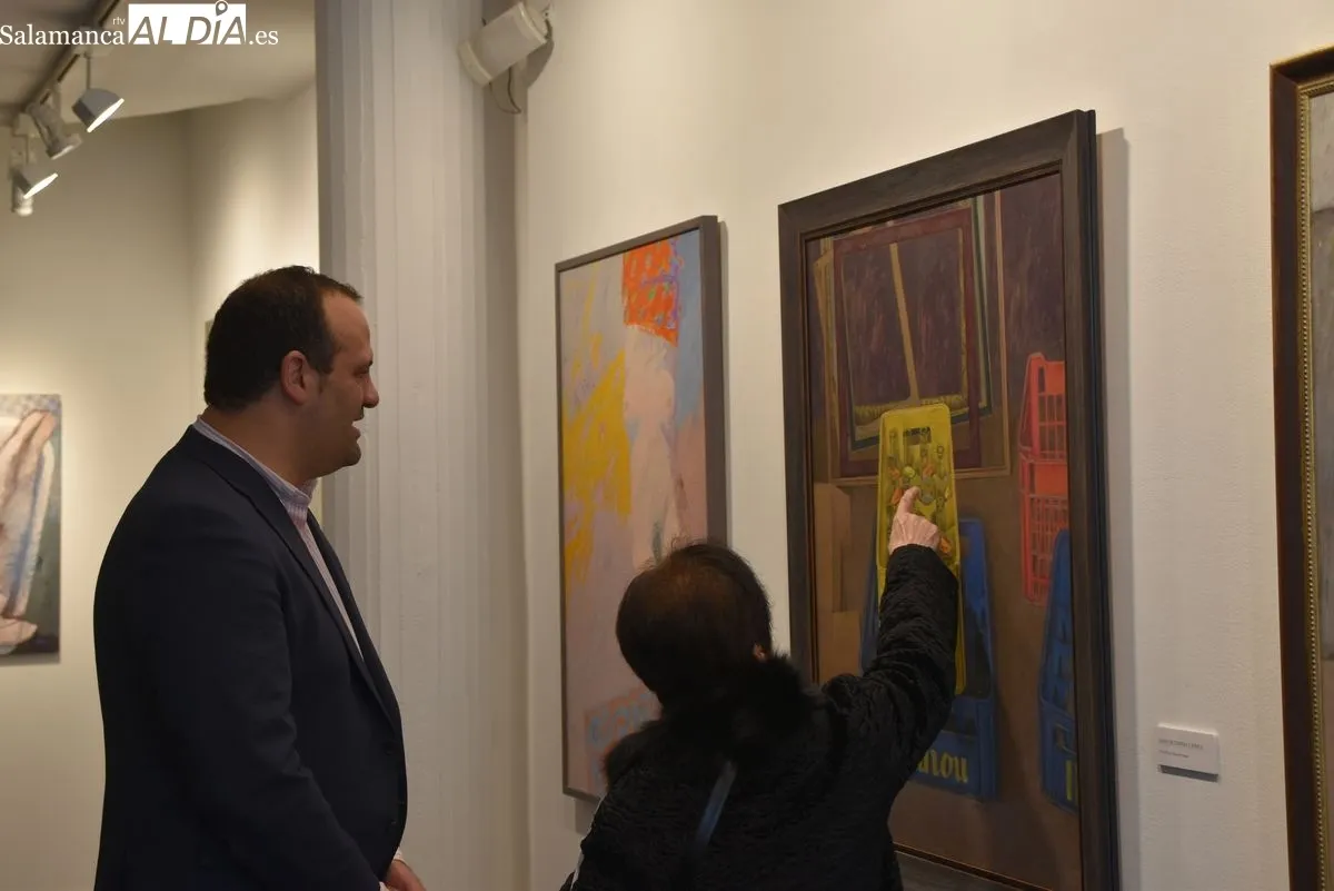 Muestra “Quero y Hernández. Figuración a dos manos” en la sala de La Salina, en la calle San Pablo 20. Foto de Miguel González