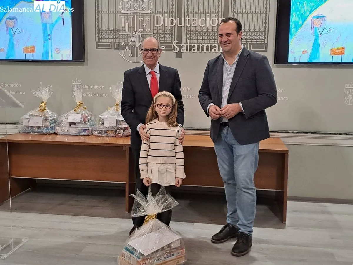 Entrega de los premios del Concurso de Postales Navideñas en el Palacio de la Salina de Salamanca. Foto de Víctor Jiménez
