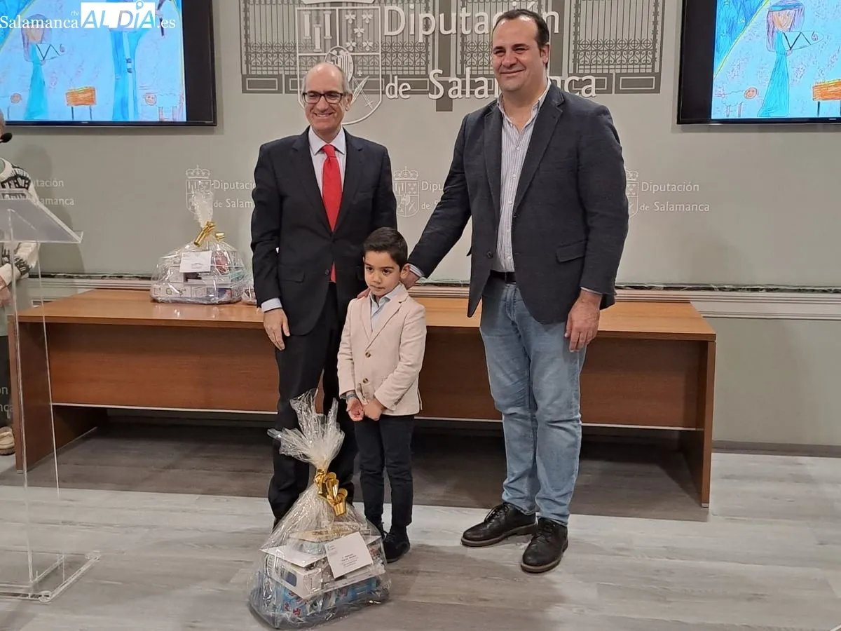 Entrega de los premios del Concurso de Postales Navideñas en el Palacio de la Salina de Salamanca. Foto de Víctor Jiménez