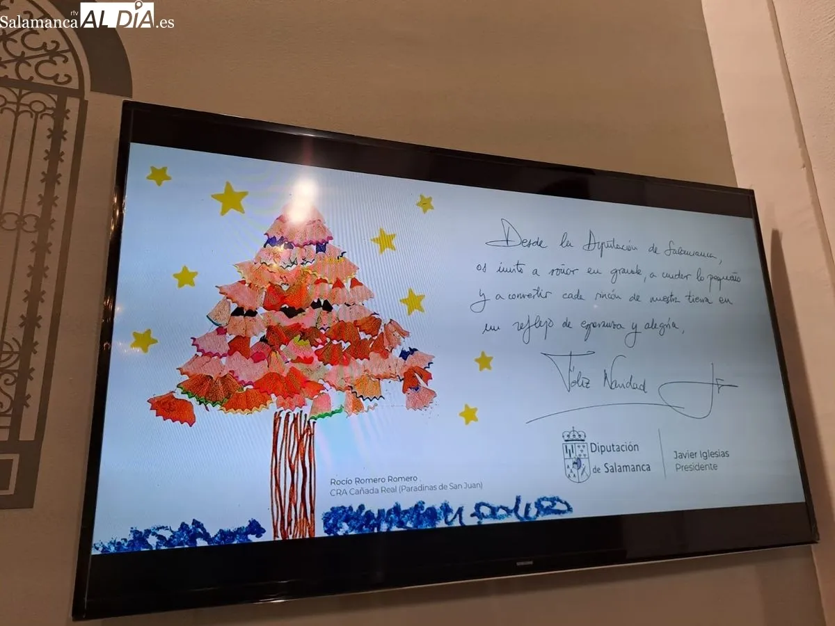 Entrega de los premios del Concurso de Postales Navideñas en el Palacio de la Salina de Salamanca. Foto de Víctor Jiménez