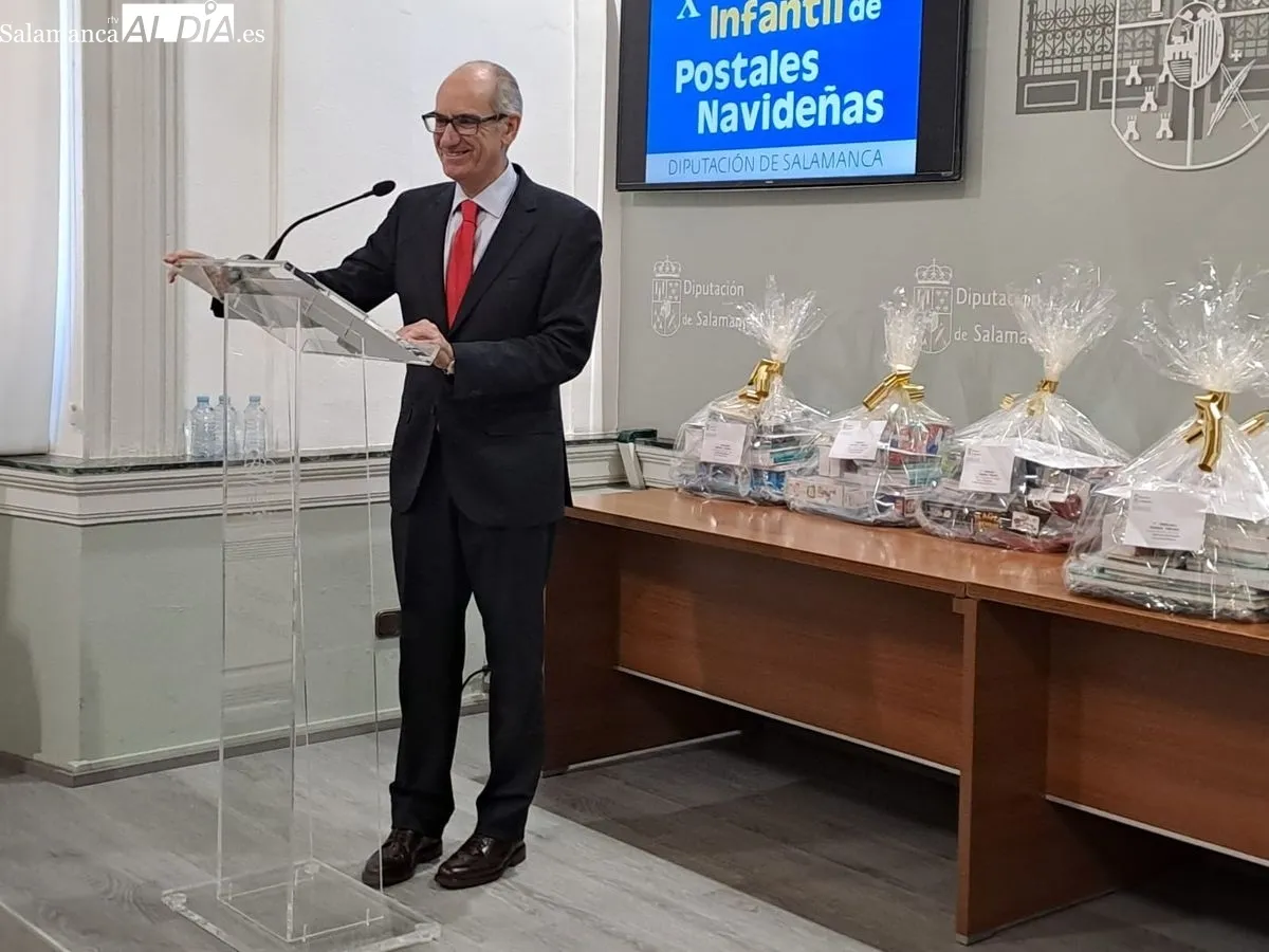 Entrega de los premios del Concurso de Postales Navideñas en el Palacio de la Salina de Salamanca. Foto de Víctor Jiménez