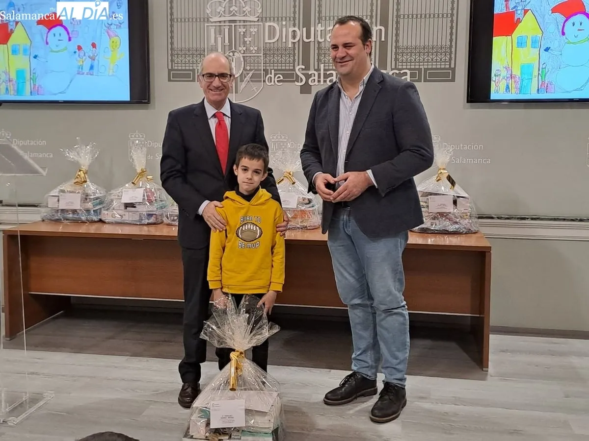 Entrega de los premios del Concurso de Postales Navideñas en el Palacio de la Salina de Salamanca. Foto de Víctor Jiménez