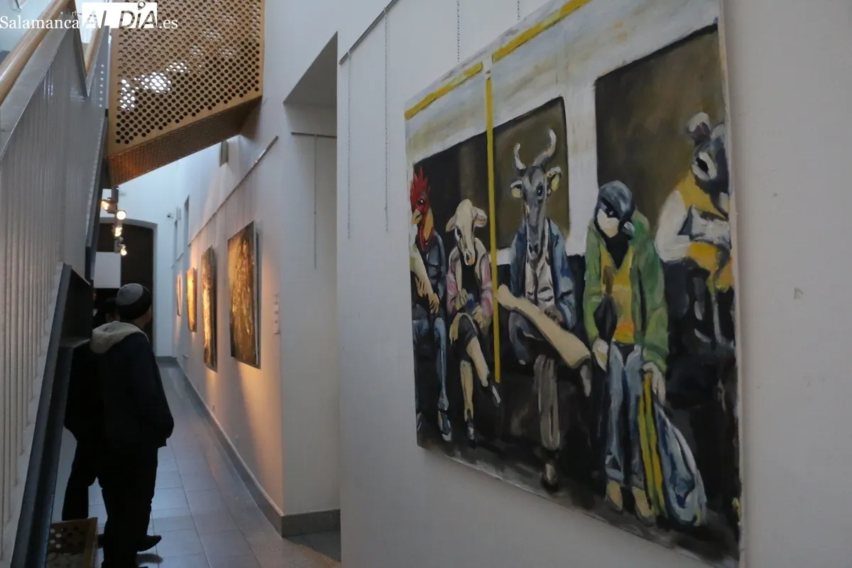 Exposición de pintura de Jorge Macías Mateos en Vitigudino / CORRAL