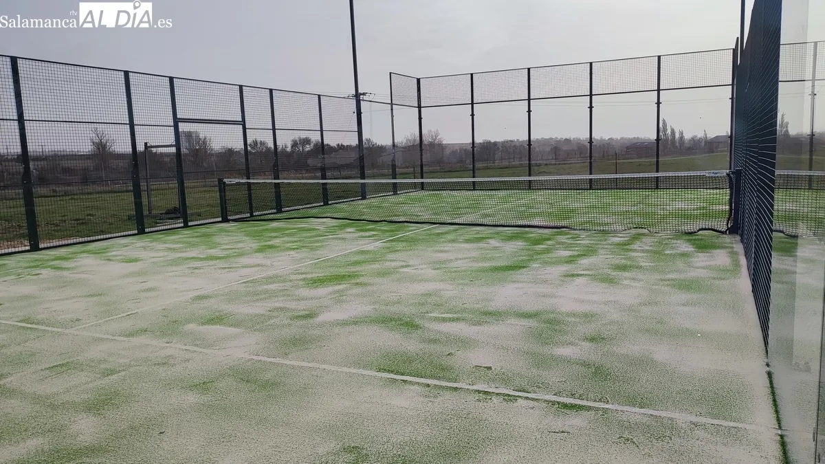 Pista de pádel ya terminada / CORRAL
