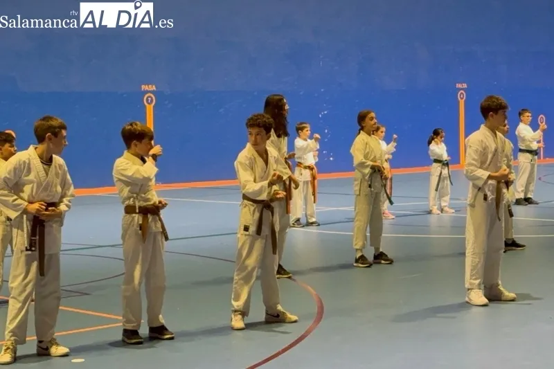 Exhibición de alumnos del Club Kárate Cid