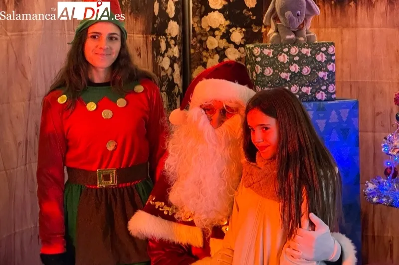 Papa Noel llegaba este domingo a Peñaranda