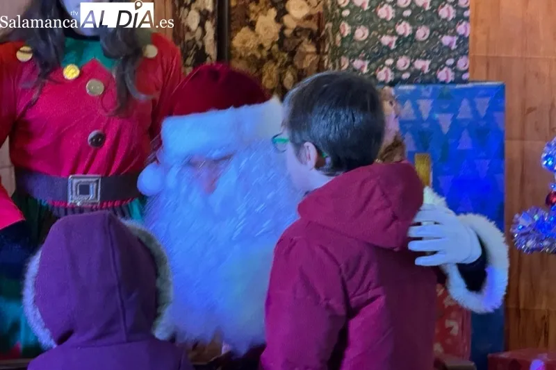 Papa Noel llegaba este domingo a Peñaranda
