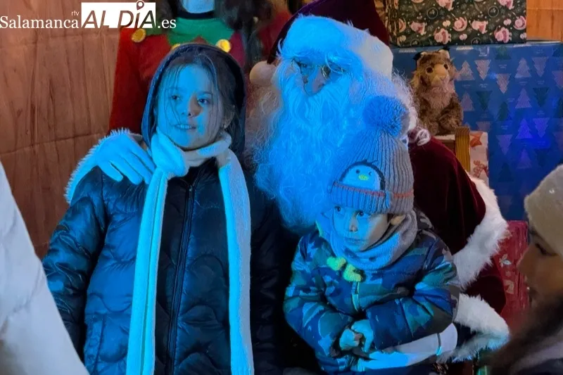 Papa Noel llegaba este domingo a Peñaranda
