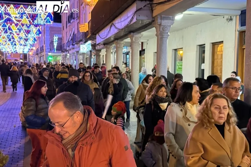 Papa Noel llegaba este domingo a Peñaranda
