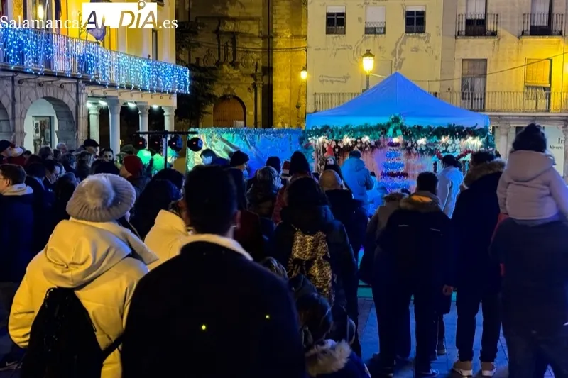 Papa Noel llegaba este domingo a Peñaranda