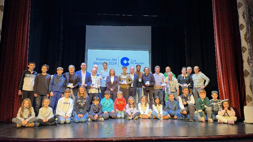 Una decena de deportistas y clubes galardonados en los Premios del deporte 2024 de la comarca de Peñaranda