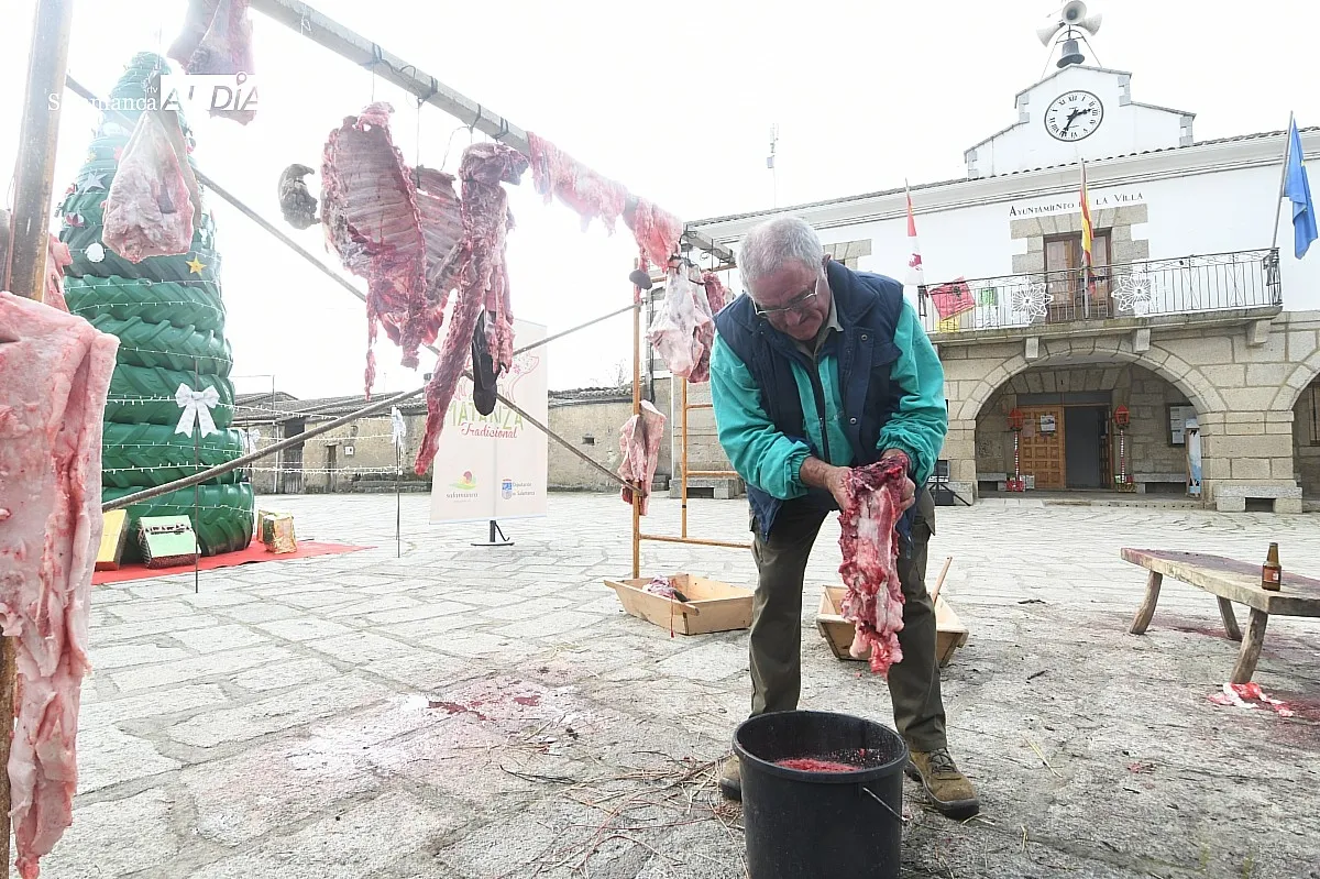 Matanza tradicional del cerdo en Villar de La Yegua/ Fotos: Adrián M.Pastor