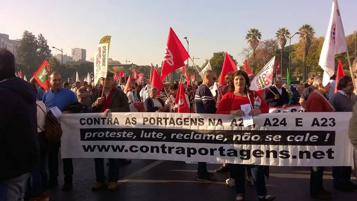 Años de lucha contra los peajes en el interior portugués