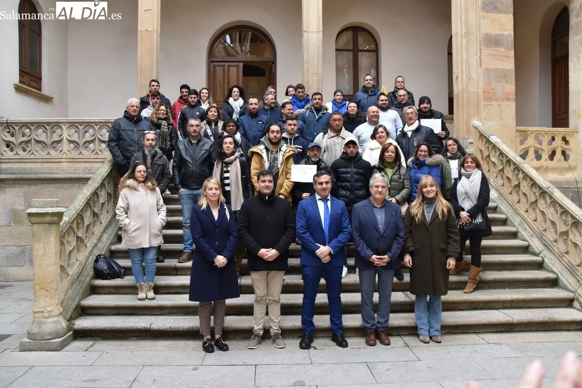 Un total de 32 alumnos de las AFEs de diversos pueblos de la provincia de Salamanca reciben sus reconocimientos | FOTOS: Vanesa Martins 