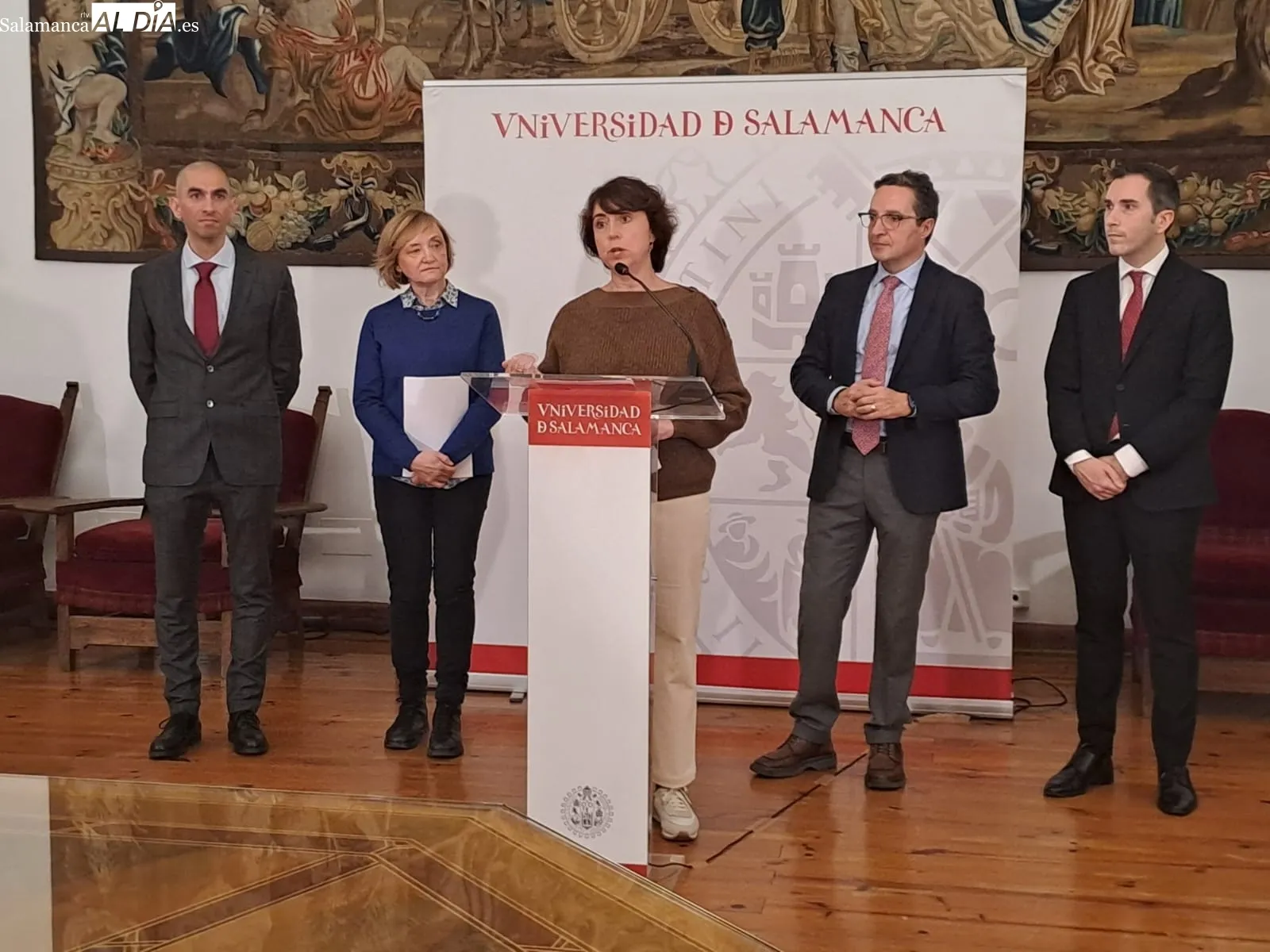 Presentación del telegrama que demuestra el respaldo de Einstein a Unamuno en su destierro. Fotos: Víctor Jiménez