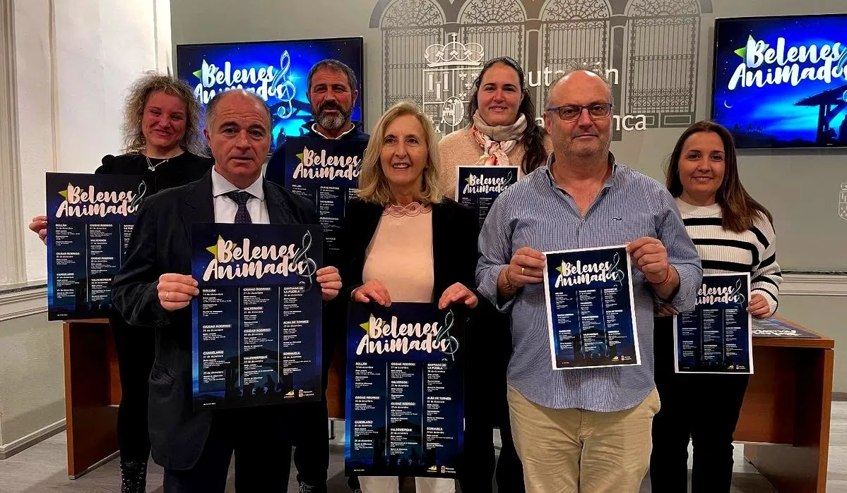 Presentación en la Diputación de Salamanca de este Circuito de Belenes Vivientes. Foto Diputación Salamanca