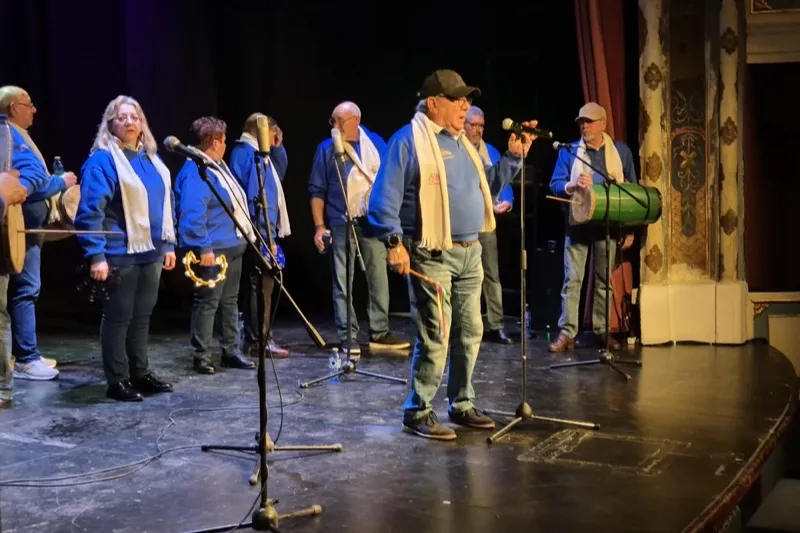 La Comparsa Peñarandina en su concierto de Navidad