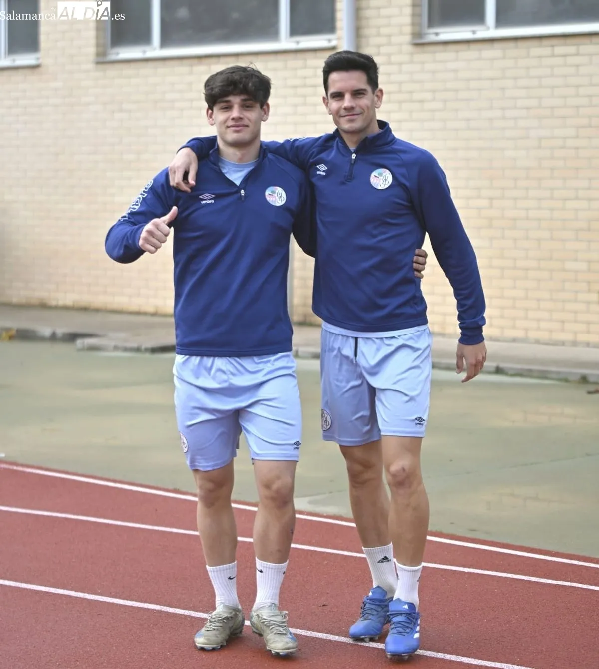 Entrenamiento del Salamanca UDS, esta mañana, en las Pistas del Helmántico