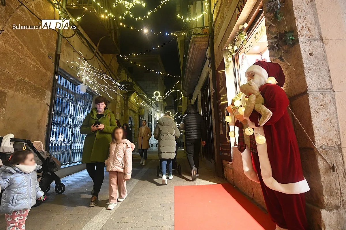 Expectación en el iluminado navideño/ Fotos: David Rodríguez y Adrián M. Pastor