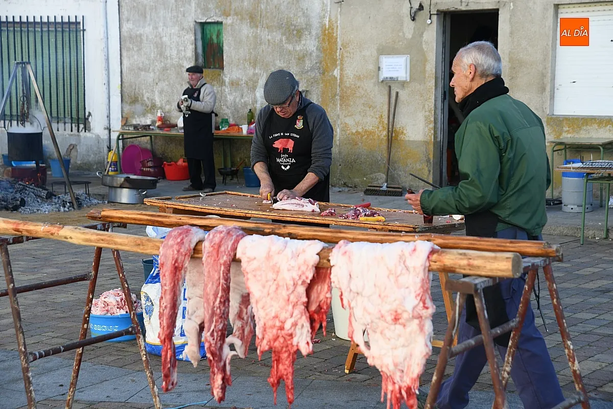 Matanza Tradicional del cerdo en La Fuente de San Esteban/ Fotos: Adrián M.Pastor
