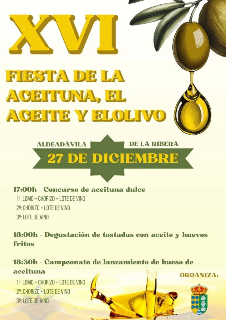 Foto 2 - La XVI Fiesta de la Aceituna, el Aceite y el Olivo de Aldead&aacute;vila celebra el final de una buena campa&ntilde;a olivarera