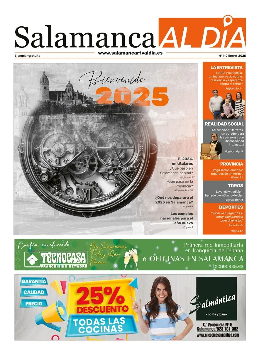 Foto 2 - Este lunes sale a la calle el n&uacute;mero de enero del peri&oacute;dico de papel gratuito SALAMANCA AL D&Iacute;A