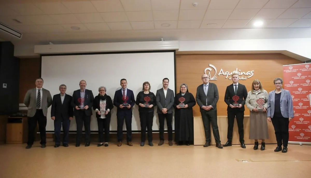 Los premiados por Escuelas Católicas Castilla y León 2024