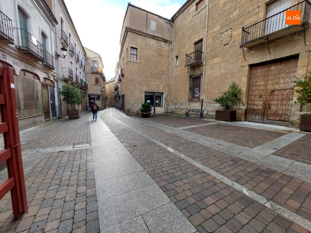 Retirado el árbol de la calle Madrid, que ha ido sufriendo sustracciones de adornos