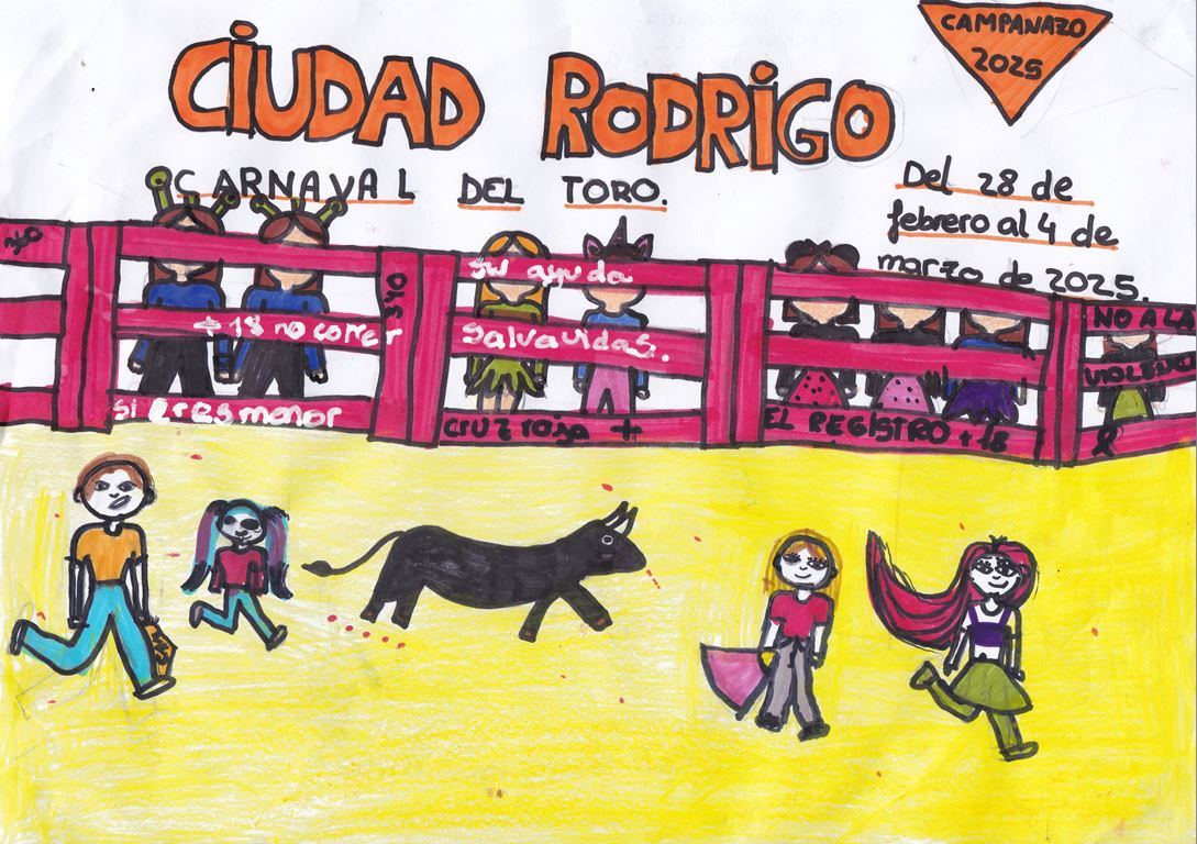 Alejandro Moreno Esparcia y Cristina García García ganan el Concurso de Dibujo del Carnaval 2025