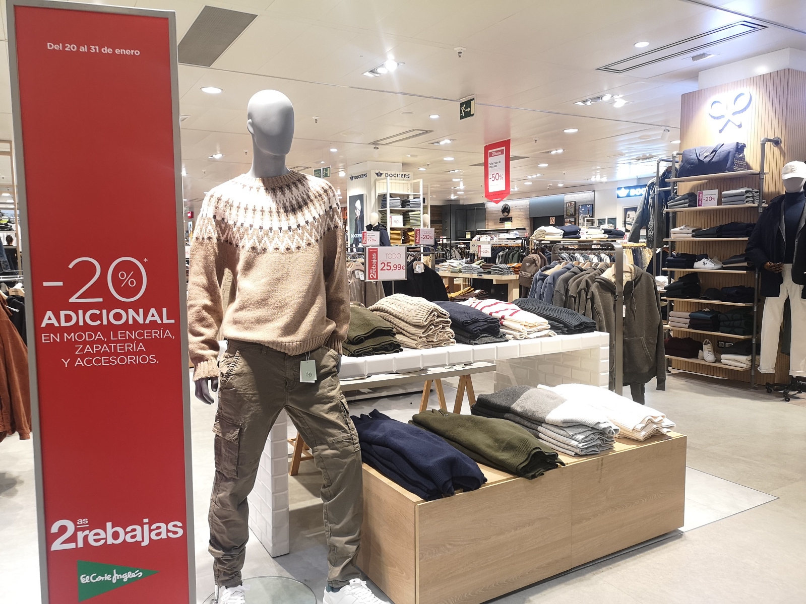 Llegan las Segundas Rebajas al Corte Inglés de Salamanca en moda, lencería, accesorios y zapatería 