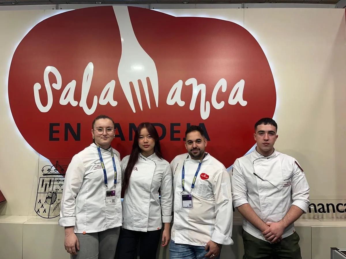 Miembros de los socios del Club y marca Salamanca en Bandeja este miércoles, último día de Madrid Fusión