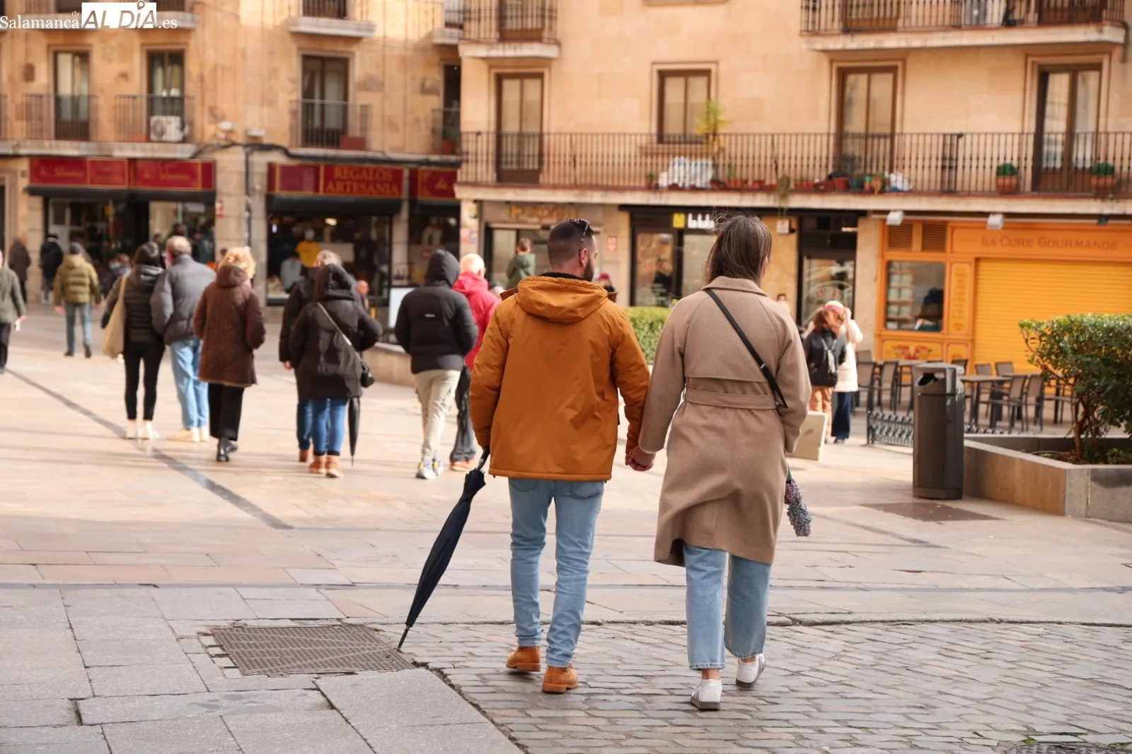 Ambiente en Salamanca, a la espera de la borrasca 'Herminia' | Fotos: David Sañudo