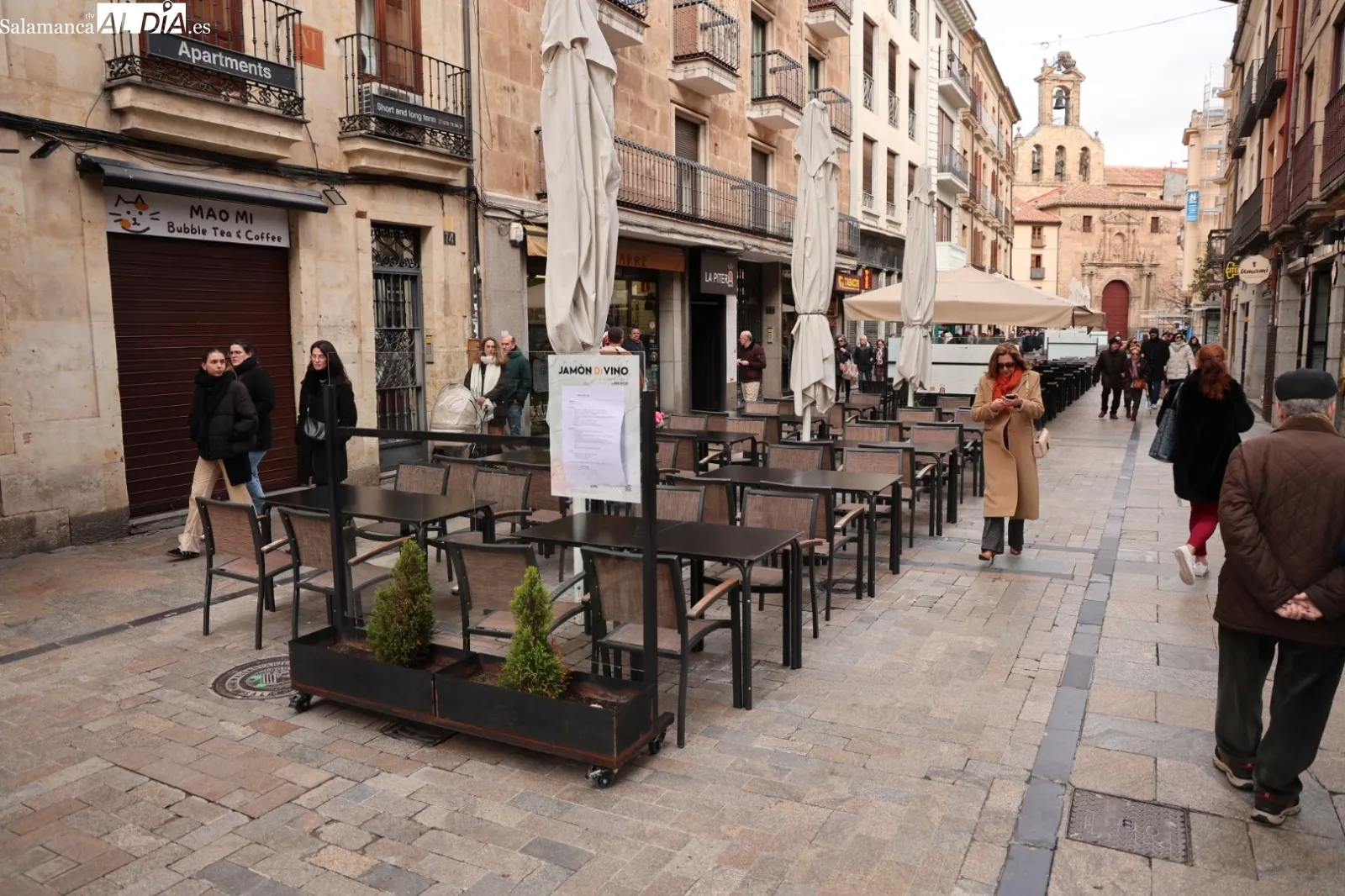 Ambiente en Salamanca, a la espera de la borrasca 'Herminia' | Fotos: David Sañudo