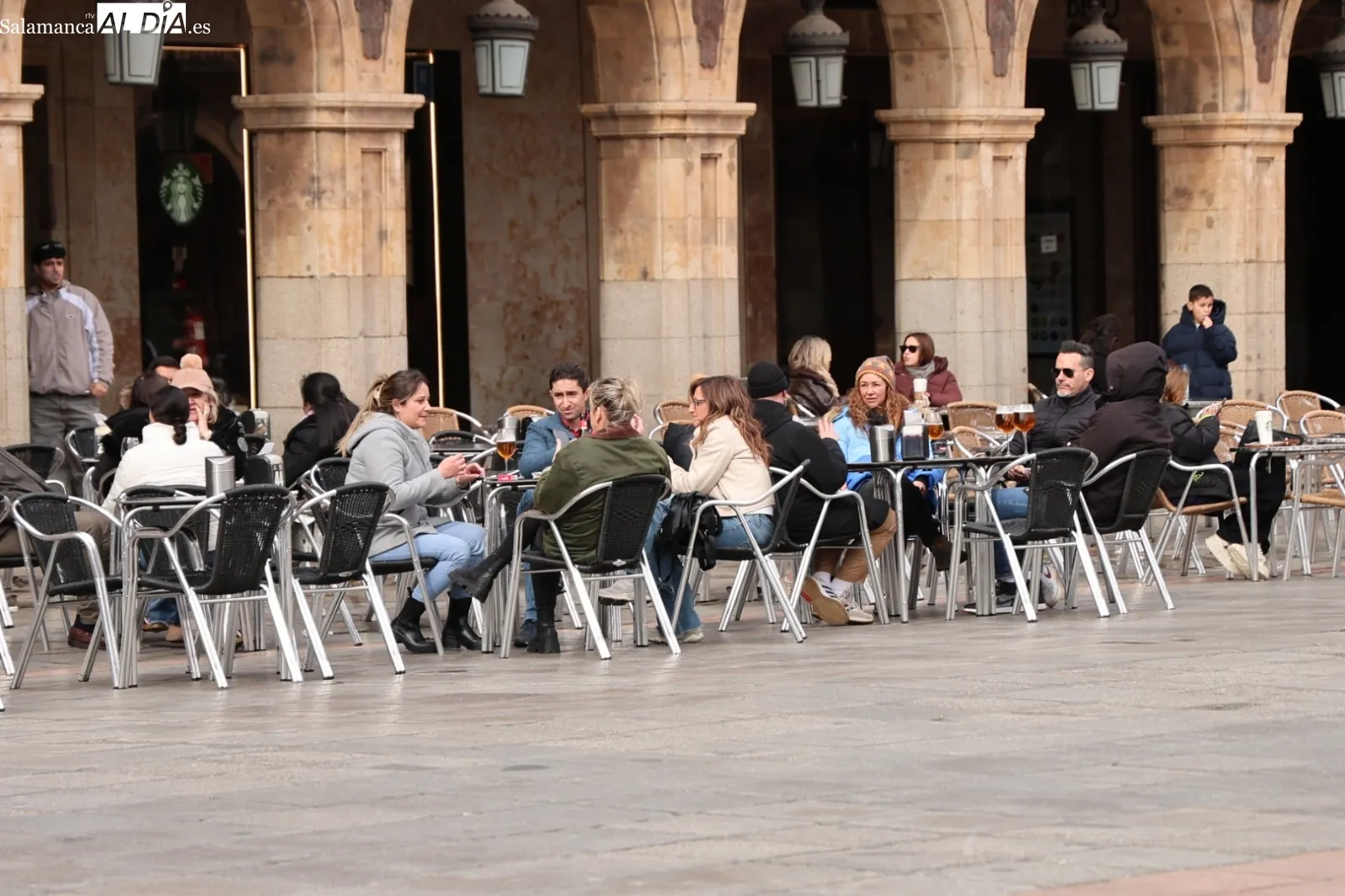 Ambiente en Salamanca, a la espera de la borrasca 'Herminia' | Fotos: David Sañudo