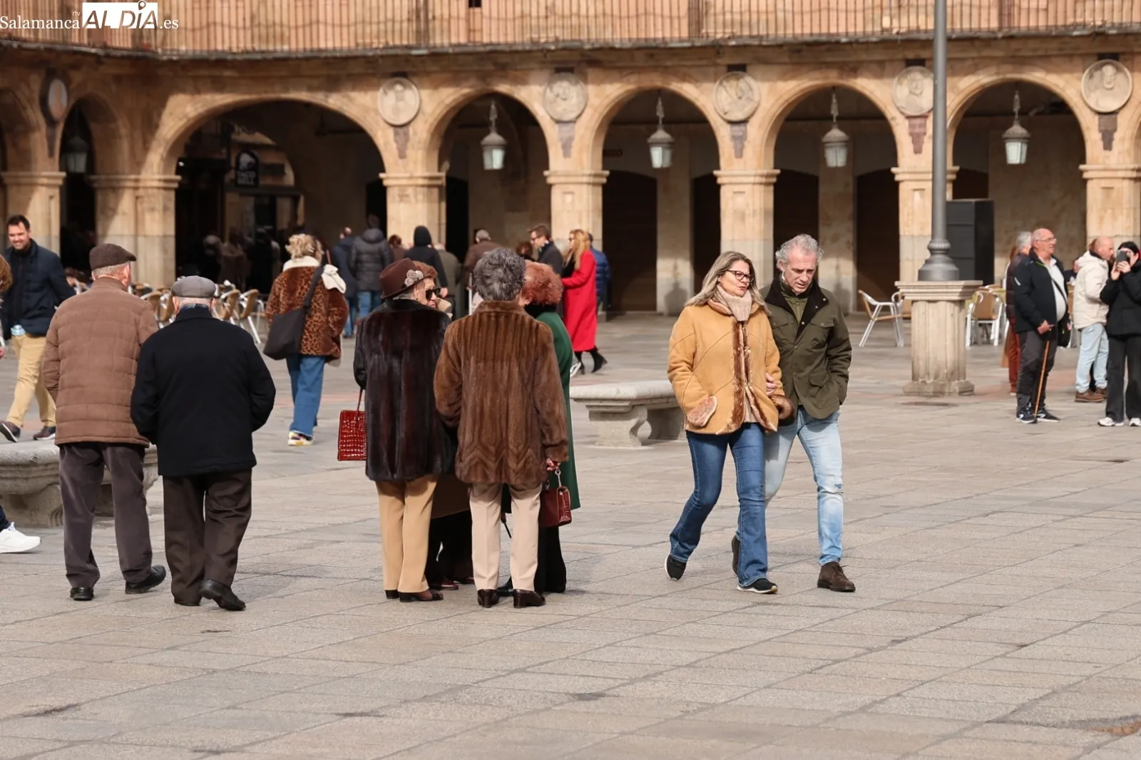 Ambiente en Salamanca, a la espera de la borrasca 'Herminia' | Fotos: David Sañudo