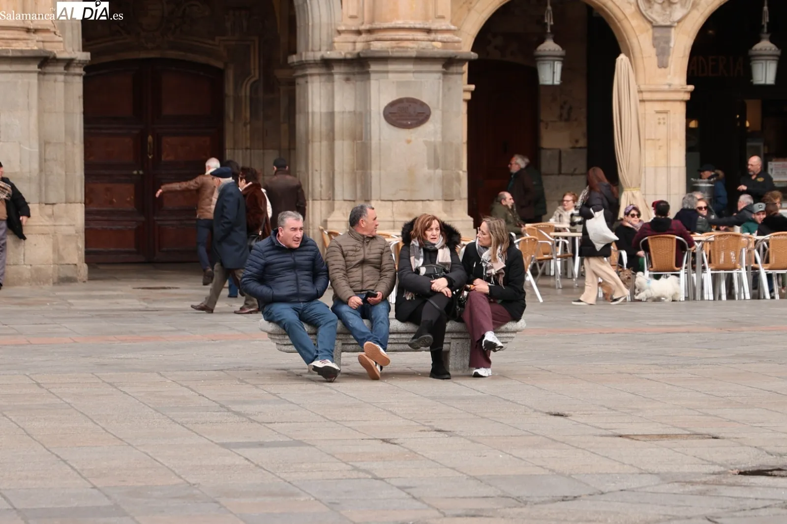 Ambiente en Salamanca, a la espera de la borrasca 'Herminia' | Fotos: David Sañudo
