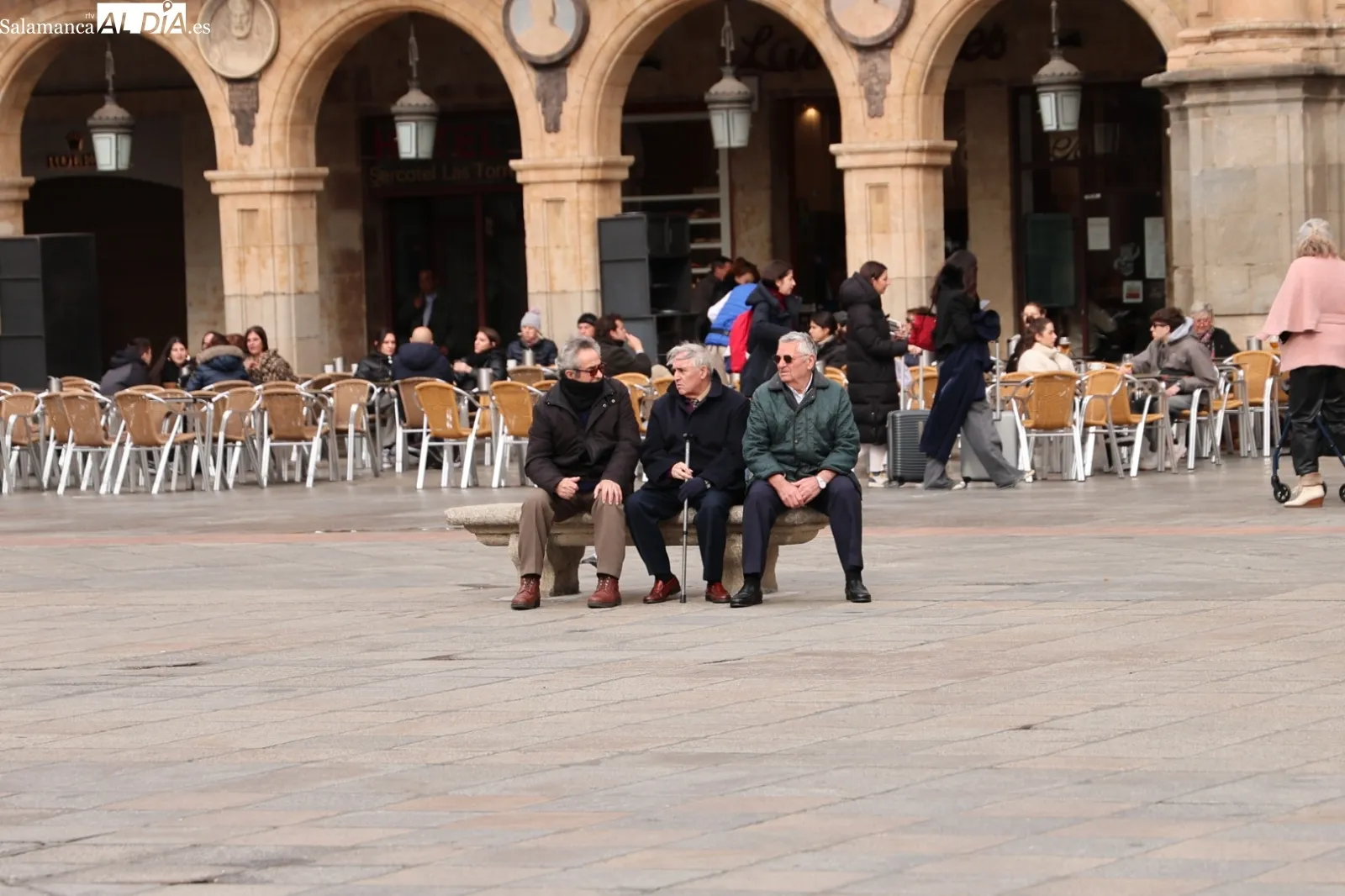 Ambiente en Salamanca, a la espera de la borrasca 'Herminia' | Fotos: David Sañudo