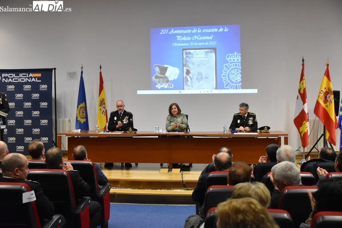 Celebración de la Policía Nacional en Salamanca 