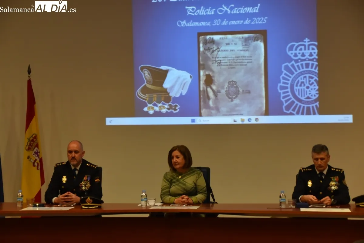 Celebración de la Policía Nacional en Salamanca 