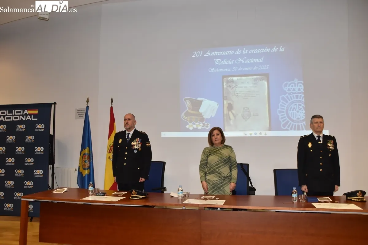 Celebración de la Policía Nacional en Salamanca 
