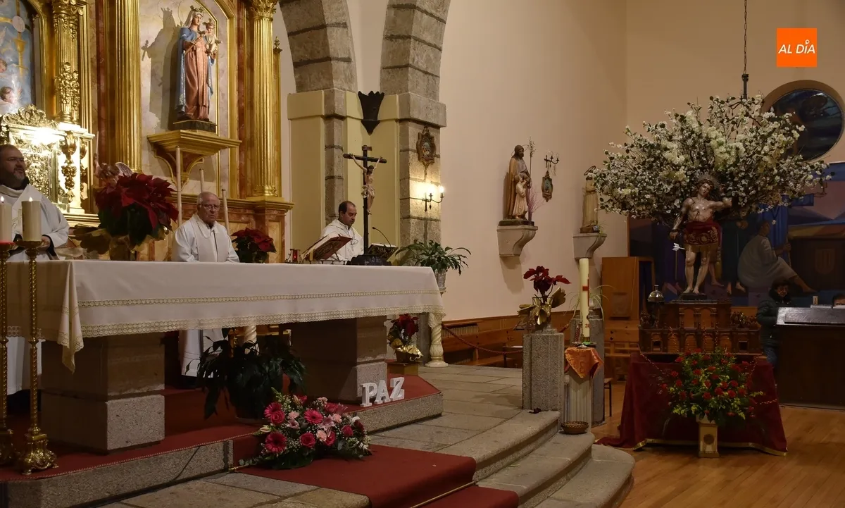 Foto 4 - Concluyen con la participaci&oacute;n de unos 25 fieles los actos en honor a San Sebasti&aacute;n