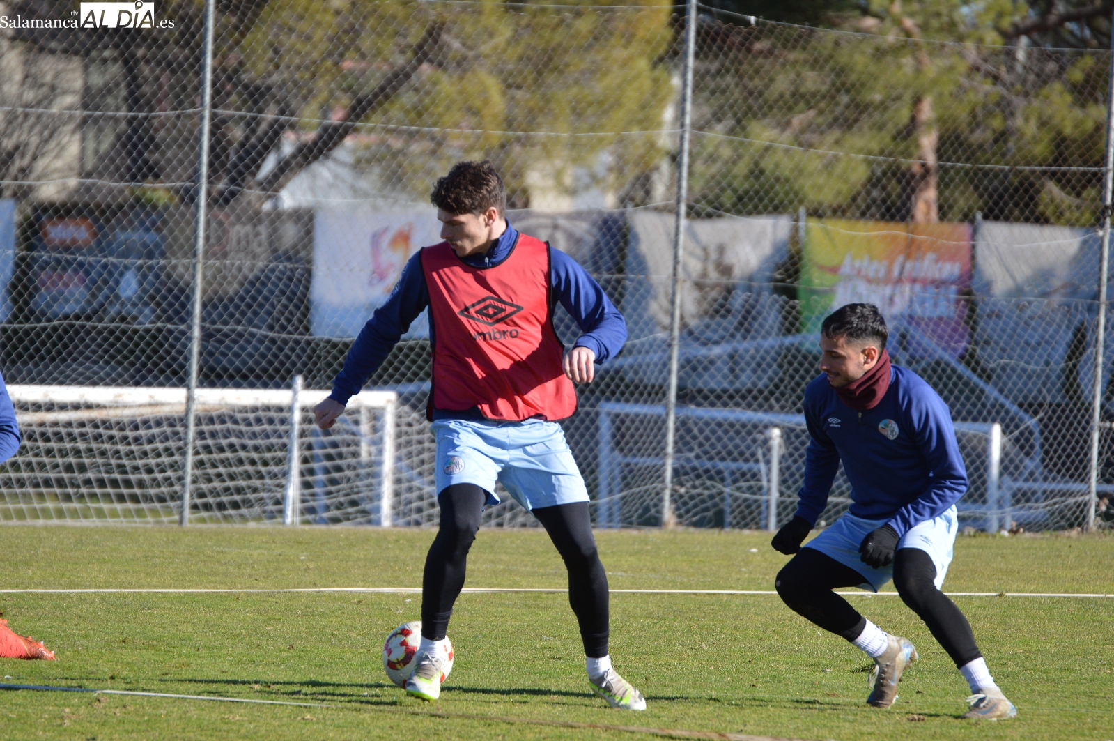 Dueñas no da pistas claras del 11 del Salamanca UDS en sus ensayos... pero pone a Cantero junto a Casado (GALERÍA DE FOTOS)