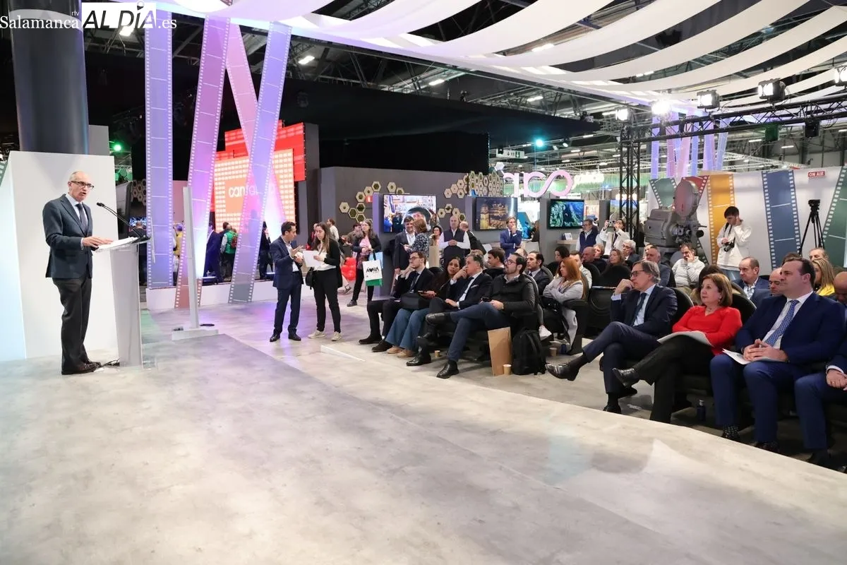 Presentación en Fitur de la oferta turística de la provincia de Salamanca. Foto de David Sañudo