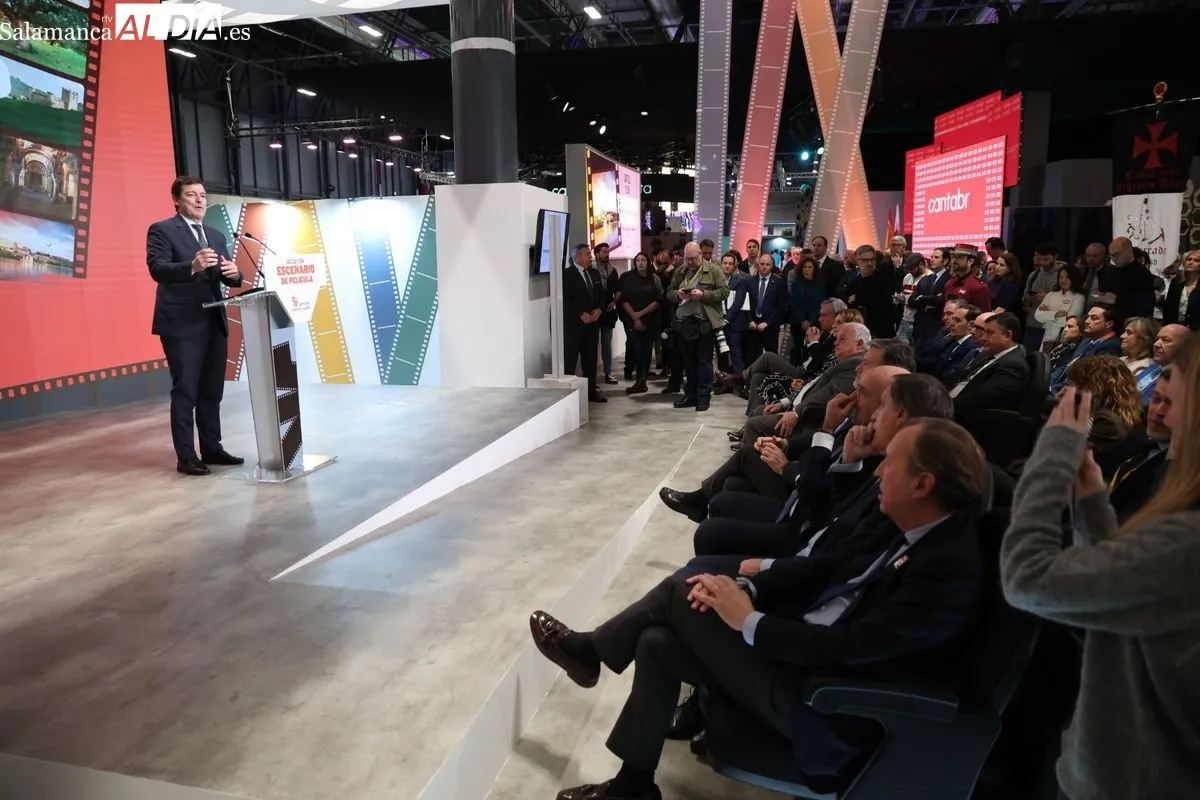 El presidente de la Junta de Castilla y León, Alfonso Fernández Mañueco, visita la 45ª edición de la Feria Internacional de Turismo (FITUR). Fotos: David Sañudo