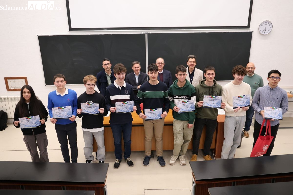 Entrega de premios de la fase local de la Olimpiada Matemática (FOTOS)