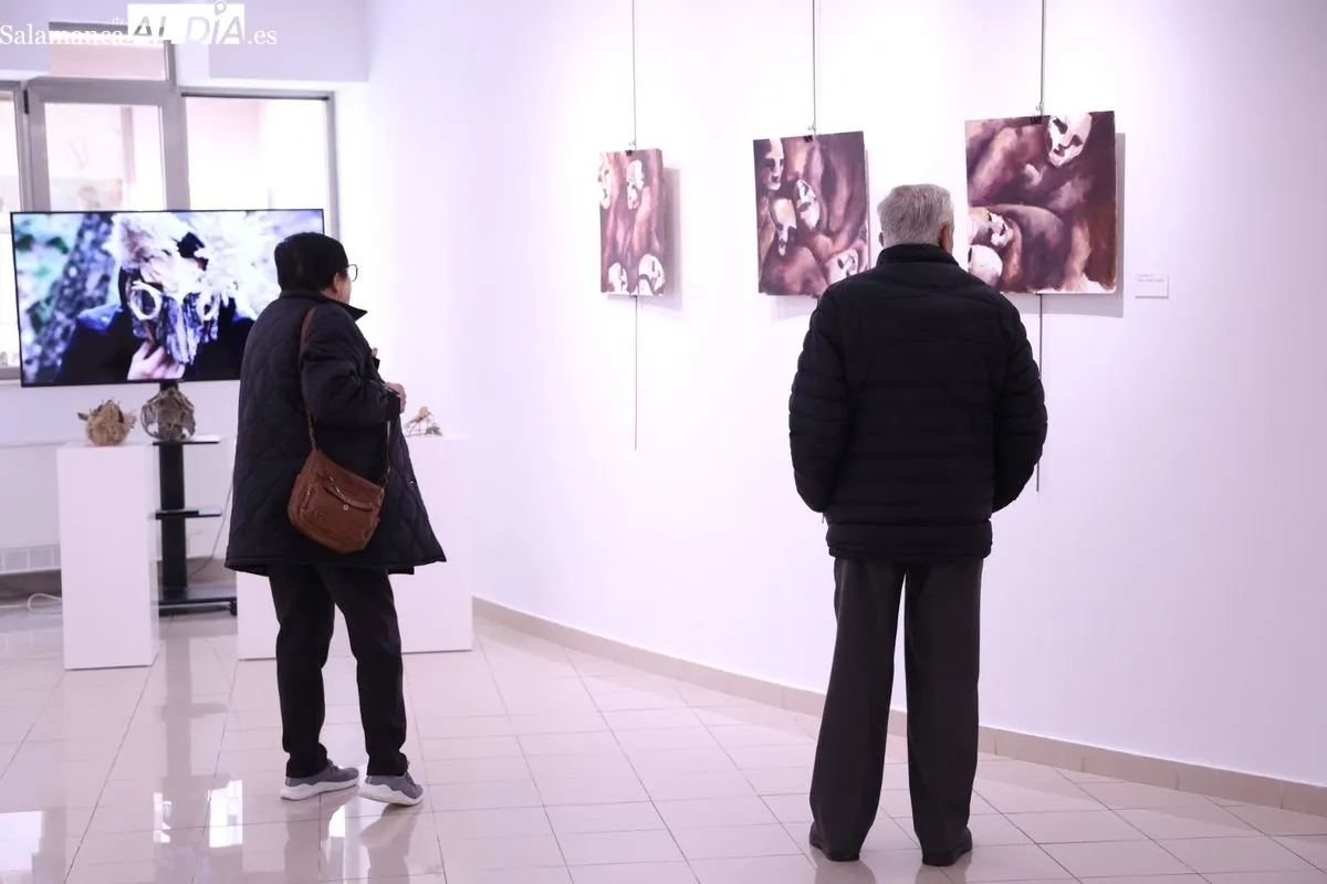 Inauguración de la exposición ‘Nudos y desnudos’ de la artista Silvia Monasterio en Espacio Joven. Fotos: David Sañudo