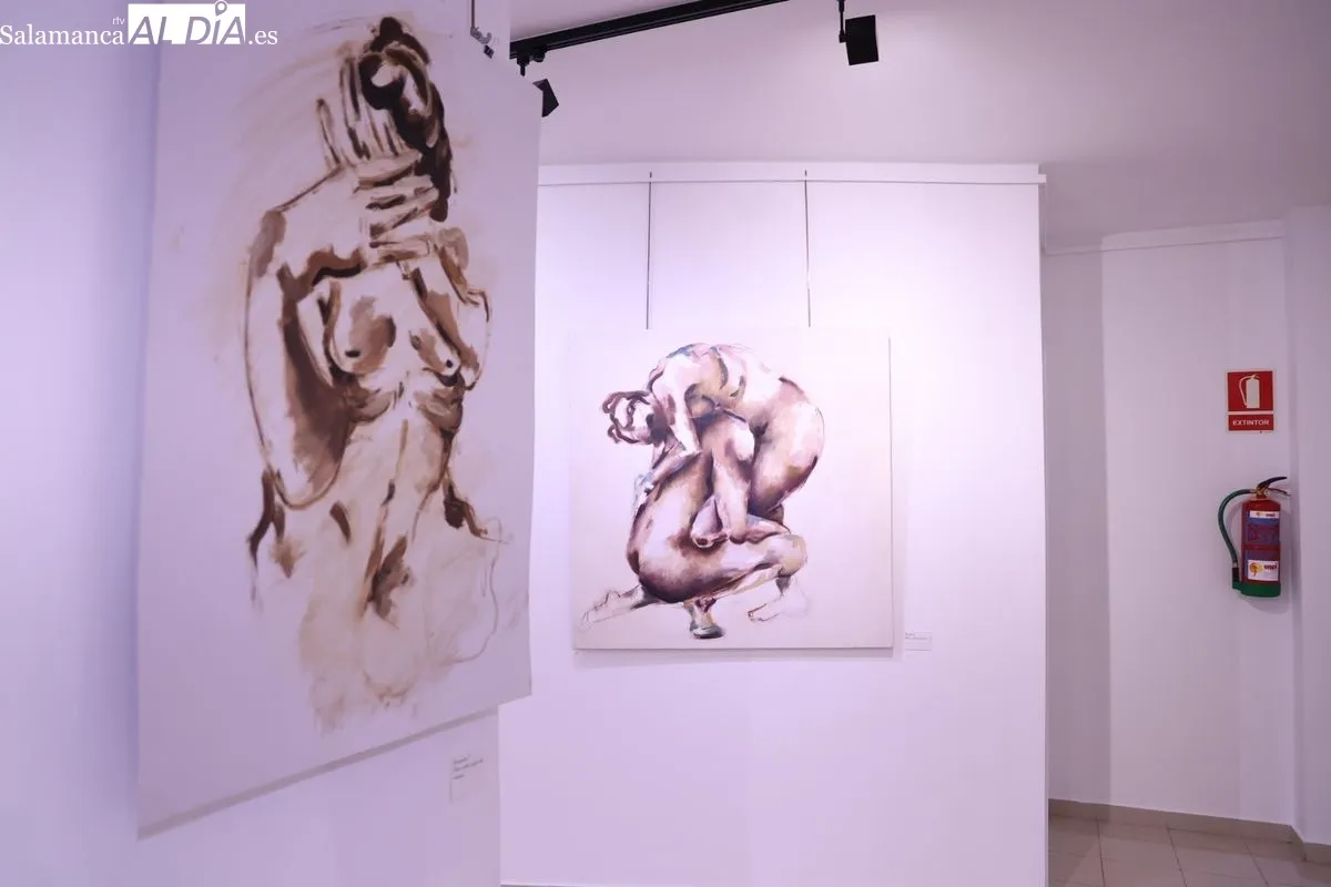 Inauguración de la exposición ‘Nudos y desnudos’ de la artista Silvia Monasterio en Espacio Joven. Fotos: David Sañudo