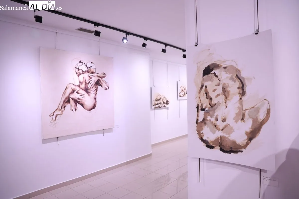 Inauguración de la exposición ‘Nudos y desnudos’ de la artista Silvia Monasterio en Espacio Joven. Fotos: David Sañudo