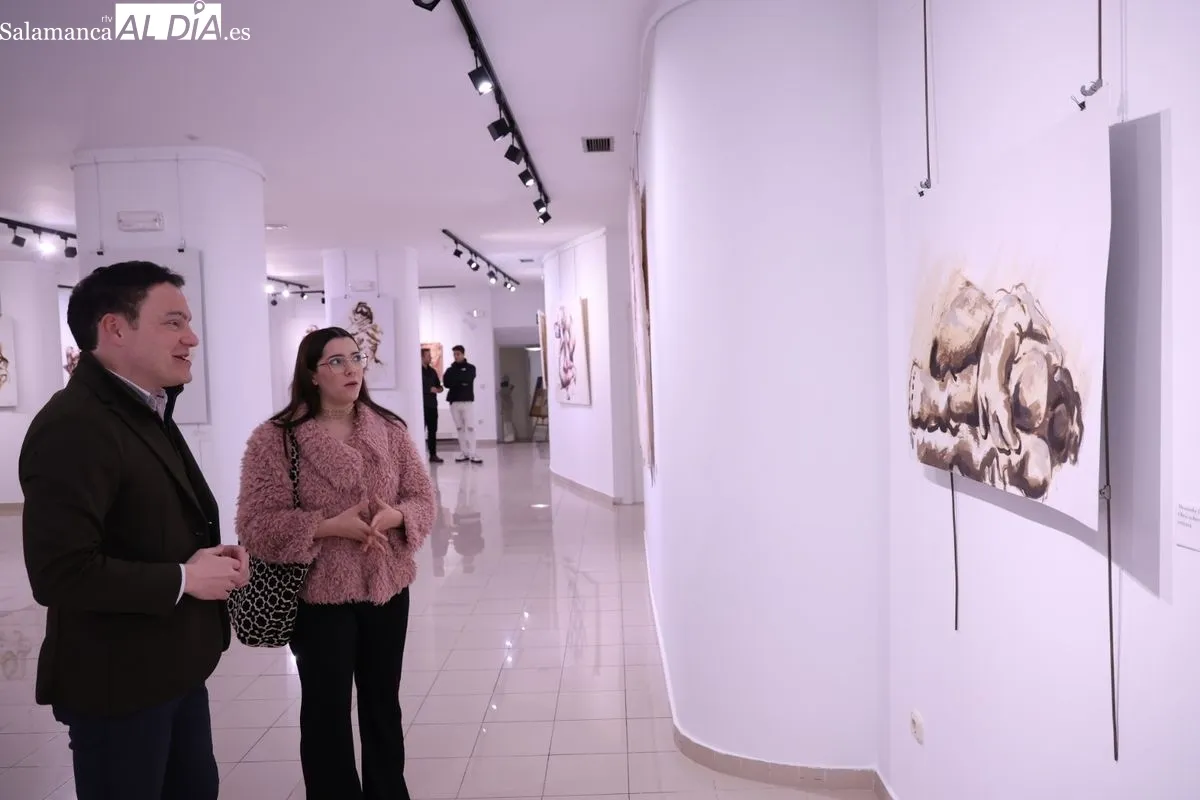 Inauguración de la exposición ‘Nudos y desnudos’ de la artista Silvia Monasterio en Espacio Joven. Fotos: David Sañudo