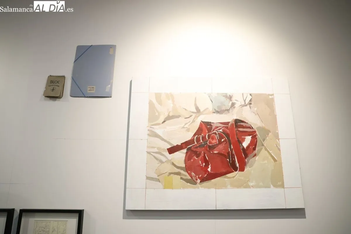 Exposición 'El desván' en la Salaseis de la Facultad de Bellas Artes de la Universidad de Salamanca. Foto de David Sañudo